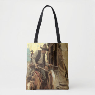 Bolso De Tela Vintage Cowboys, El Forajido Admirable por NC Wyet