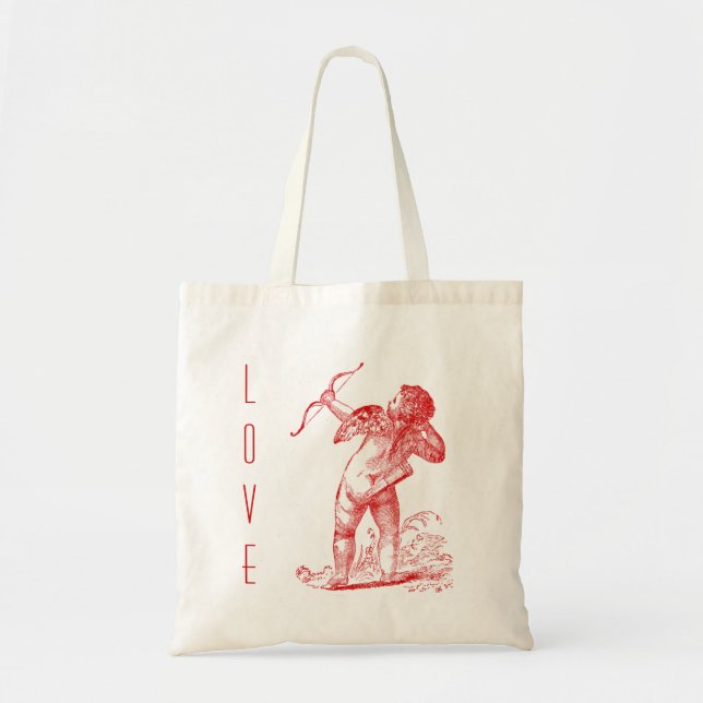 Bolso De Tela Vintage Cupido (Frente)