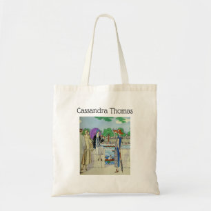 Bolso De Tela Vintage Damas de los años 20 en Crew Race Regatta