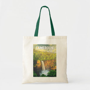 Bolso De Tela Vintage de arte de viajes en Ilustracion de Camerú