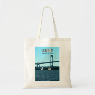 Bolso De Tela Vintage de barcos de vela de la isla Rhode de Newp