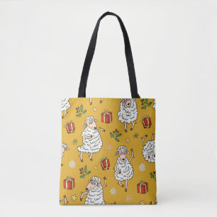 Bolso De Tela vintage de fondo ovino