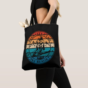 Bolso De Tela Vintage de la estación de esquí de Utah