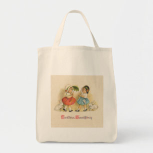 Bolso De Tela Vintage de saludo de Pascua