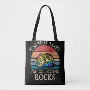 Bolso De Tela Vintage del coleccionista de rock geólogo