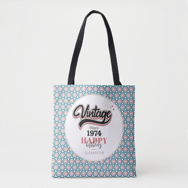 Bolso De Tela Vintage desde 1974 (Anverso)