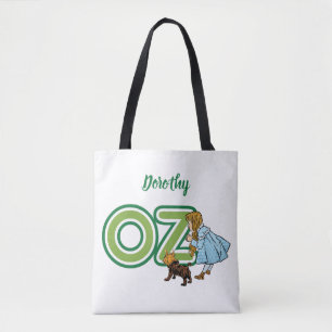Bolso De Tela Vintage El Mago de Oz Dorothy Toto con letras GRAN