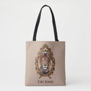 Bolso De Tela Vintage Elegante León Marrón King Retro Dads