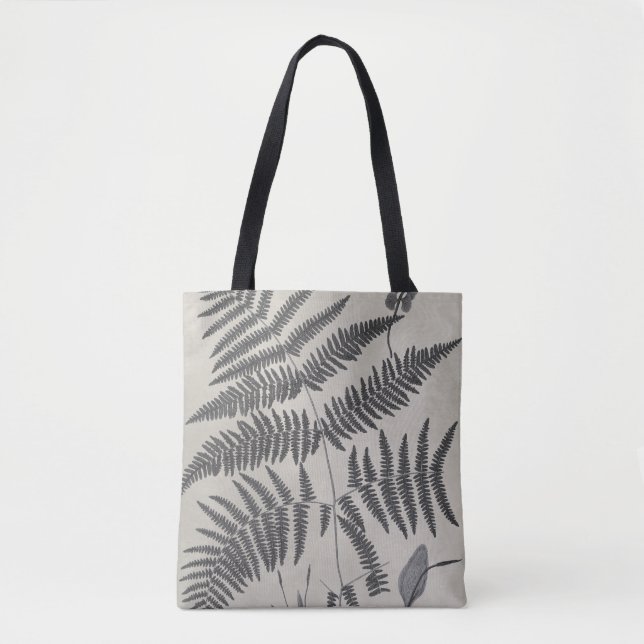 Bolso De Tela Vintage Ferns (Anverso)