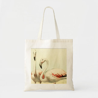 Bolso De Tela Vintage Flamingo