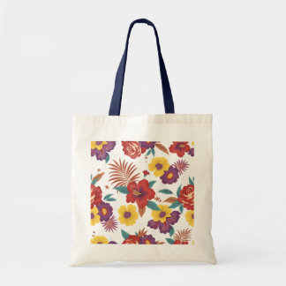 Bolso De Tela Vintage Floral Pattern Tote Bag – flower tote bag
