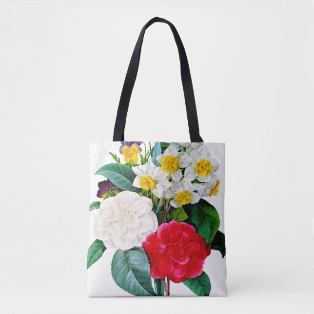 Bolso De Tela Vintage Flowers (Anverso)