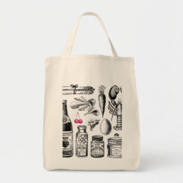 Bolso De Tela Vintage Foodie
