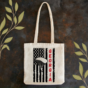 Bolso De Tela Vintage Georgia Parapente en paracaidismo ascensio