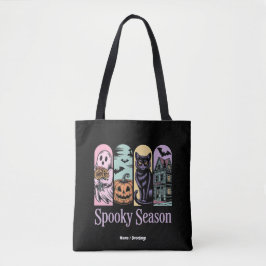 Bolso De Tela Vintage Halloween Horror Spookone Season Cute Cree