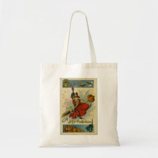 Bolso De Tela Vintage Halloween Witch