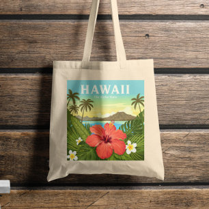 Bolso De Tela Vintage Hawaii