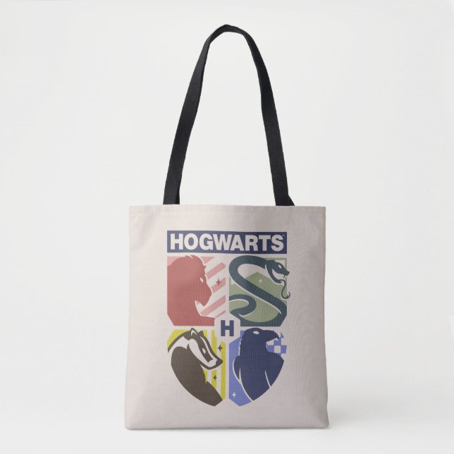 Bolso De Tela Vintage HOGWARTS™ Stamped Crest (Anverso)
