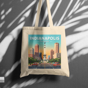 Bolso De Tela Vintage Indianapolis Indiana
