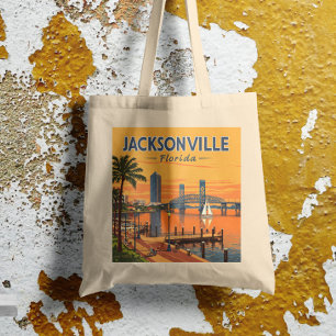 Bolso De Tela Vintage Jacksonville Florida