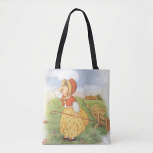 Bolso De Tela Vintage Little Bo Peep Rima Infantil de Mother Goo
