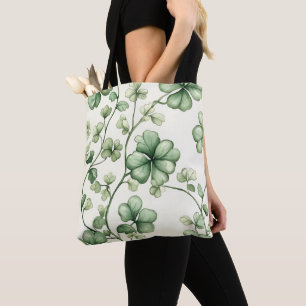 BOLSO DE TELA VINTAGE LOOK IRISH CELTIC SHAMROCKS