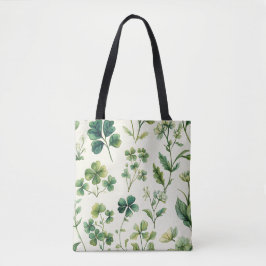 BOLSO DE TELA VINTAGE LOOK IRISH CELTIC SHAMROCKS