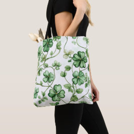 BOLSO DE TELA VINTAGE LOOK IRISH CELTIC SHAMROCKS