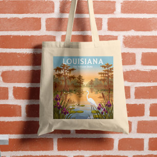 Bolso De Tela Vintage Louisiana