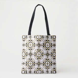 Bolso De Tela Vintage Luxe Tile