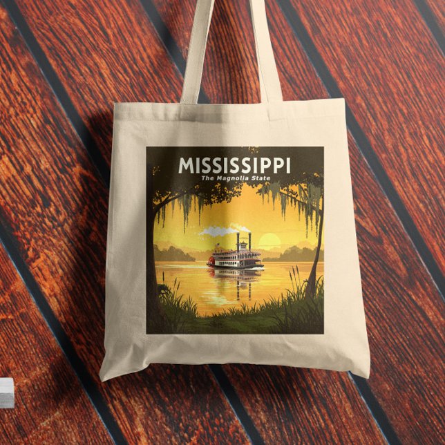 Bolso De Tela Vintage Mississippi (Subido por el creador)