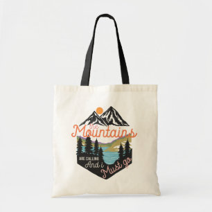Bolso De Tela Vintage Mountain Adventure