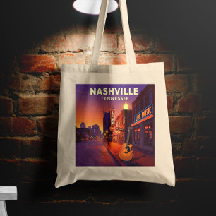 Bolso De Tela Vintage Nashville Tennessee
