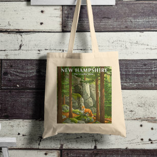 Bolso De Tela Vintage New Hampshire