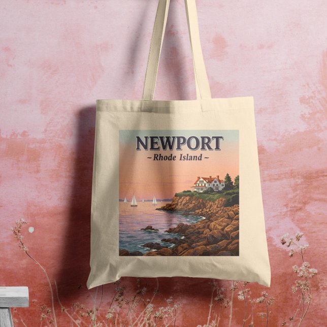 Bolso De Tela Vintage Newport Rhode (Subido por el creador)