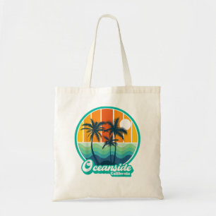 Bolso De Tela Vintage Oceanside California Summer Vacation Beach