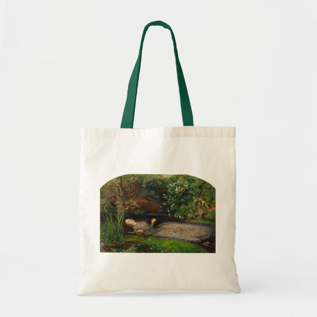 Bolso De Tela Vintage - Ofelia por Millais, (Frente)
