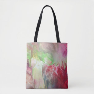 Bolso De Tela Vintage original de la pintura del flujo del arte