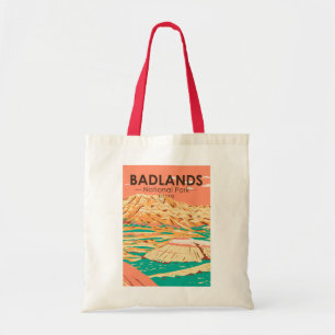 Bolso De Tela Vintage paisajístico del Parque Nacional Badlands