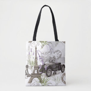 Bolso De Tela Vintage París