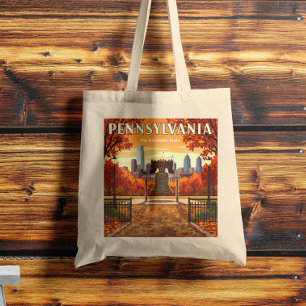 Bolso De Tela Vintage Pennsylvania