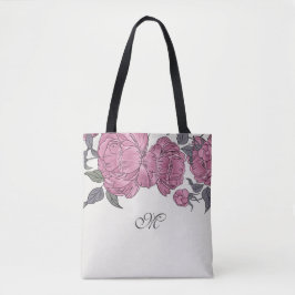 Bolso De Tela Vintage Peonies Tote Bag