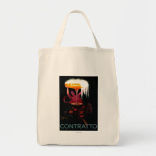 Bolso De Tela Vintage PosterEurope de Contratto