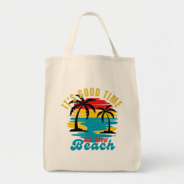 Bolso De Tela Vintage Retro Palm Nature Adventure Beach