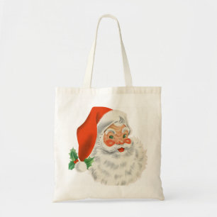 Bolso De Tela Vintage Retro Santa Claus