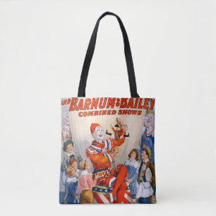 Bolso De Tela Vintage Ringling Bros - Barnum & Bailey Clown Show