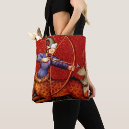 Bolso De Tela Vintage Sagittarius