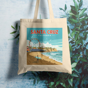 Bolso De Tela Vintage Santa Cruz California