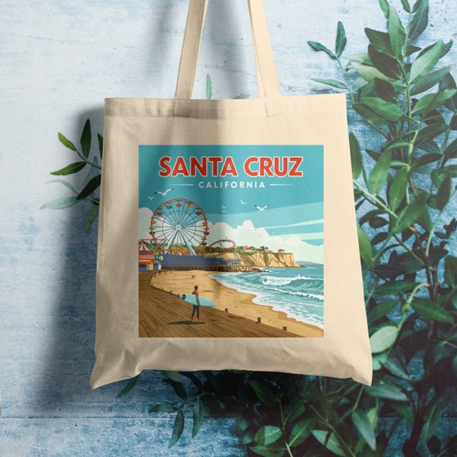 Bolso De Tela Vintage Santa Cruz California (Subido por el creador)