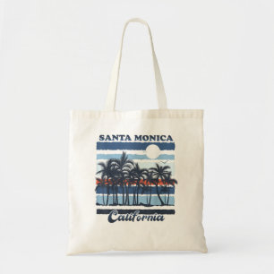 Bolso De Tela Vintage Santa Monica California Beach Souvenirs Tr